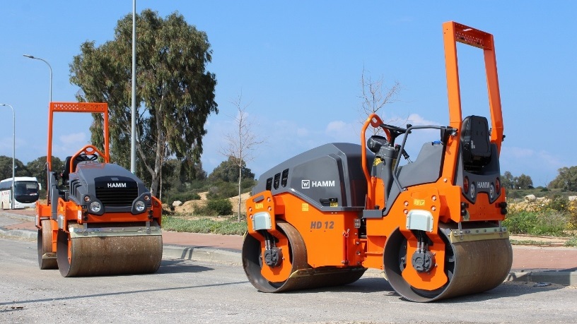מכבש קומפקטי HAMM HD12 VV